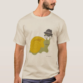 Camiseta Carácter de caracol de Personalizado lindo Fedora 