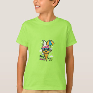 Camiseta Carácter de cono de crema de hielo de Guay