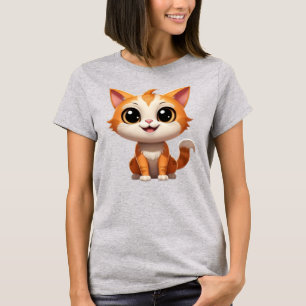Camiseta Carácter de estilo de Personalizado de gatos de Na