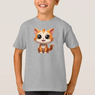 Camiseta Carácter de estilo de Personalizado de gatos de Na