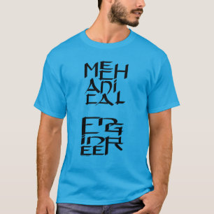 Camiseta Carácter de ingeniero mecánico