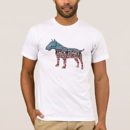 Camiseta Carácter de jerga de Cockney Bull Terrier TShirt