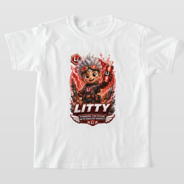 Camiseta  Carácter de litio ATOMIVRA  (Distribución)