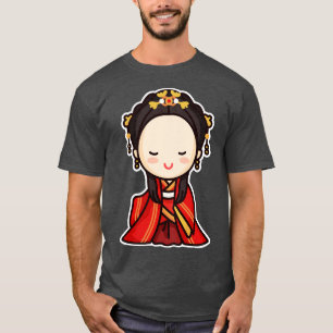 Camiseta Carácter de novia chino tradicional lindo