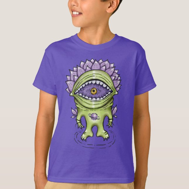 Camiseta Carácter de planta alienígena - Creatura de astron (Anverso)