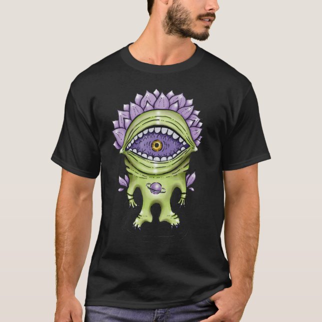 Camiseta Carácter de planta alienígena - Creatura de astron (Anverso)