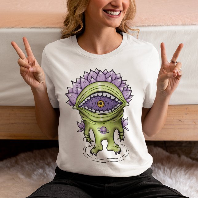 Camiseta Carácter de planta alienígena - Creatura de astron (Subido por el creador)
