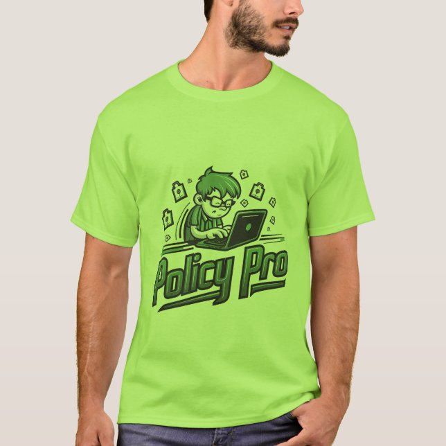 Camiseta Carácter de política pro Nerdy T-Shirt (Anverso)