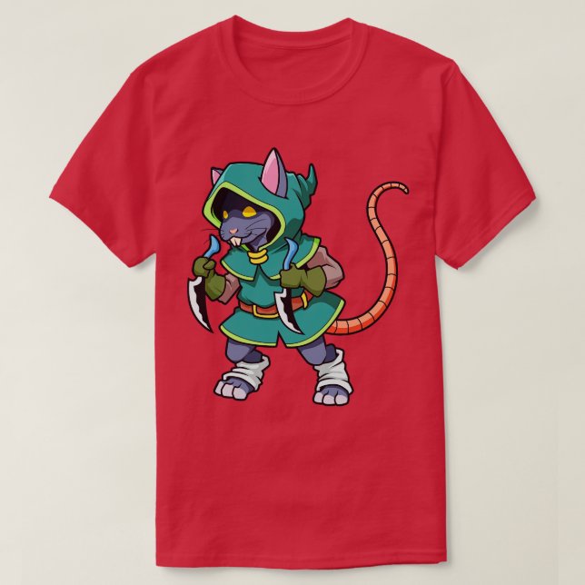 Camiseta Carácter de Roleplay Ladrón Rat (Diseño del anverso)