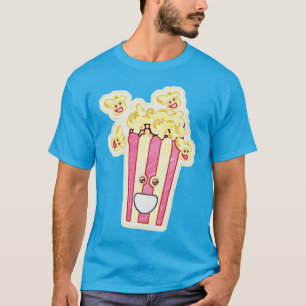 Camiseta Carácter divertido de palomitas