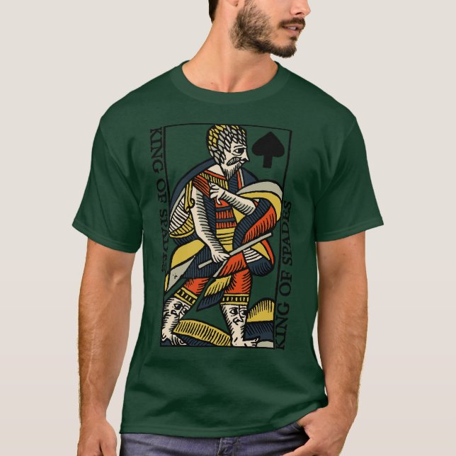 Camiseta Carácter Estándar Original del Rey de S Jugando (Anverso)
