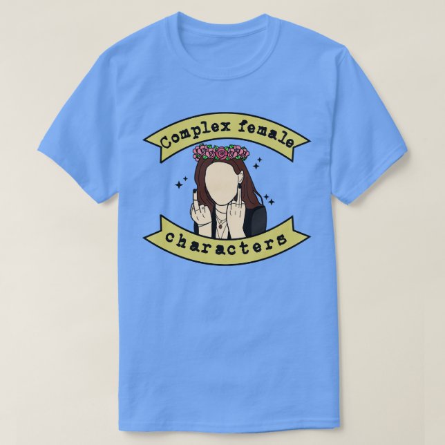 Camiseta Carácter femenino complejo (Diseño del anverso)
