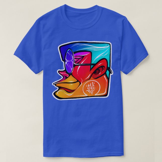 Camiseta Carácter graffiti 1 (Diseño del anverso)