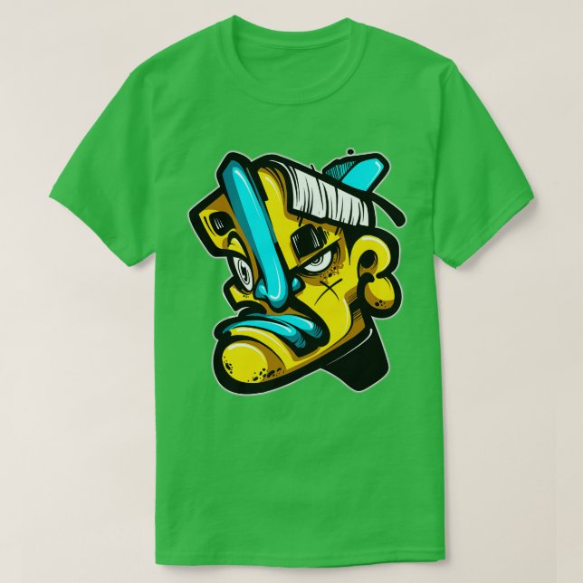 Camiseta Carácter graffiti 2 (Diseño del anverso)