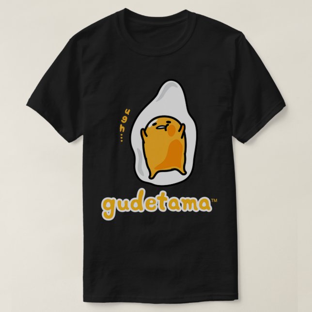 Camiseta Carácter Gudetama Pullover frontal y posterior  (Diseño del anverso)