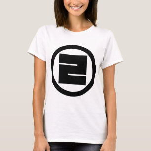 Camiseta Carácter kanji cuadrado para UNO en círculo