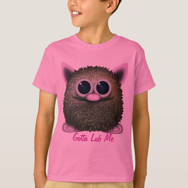 Camiseta Carácter lindo Wuzzy Butt para niños adorable del  (Anverso)