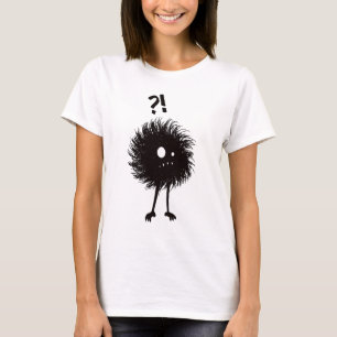 Camiseta Carácter malvado del insecto que se pregunta