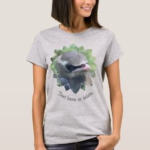 Camiseta Carácter Personalizado Ave Cera Cedro Bebé
