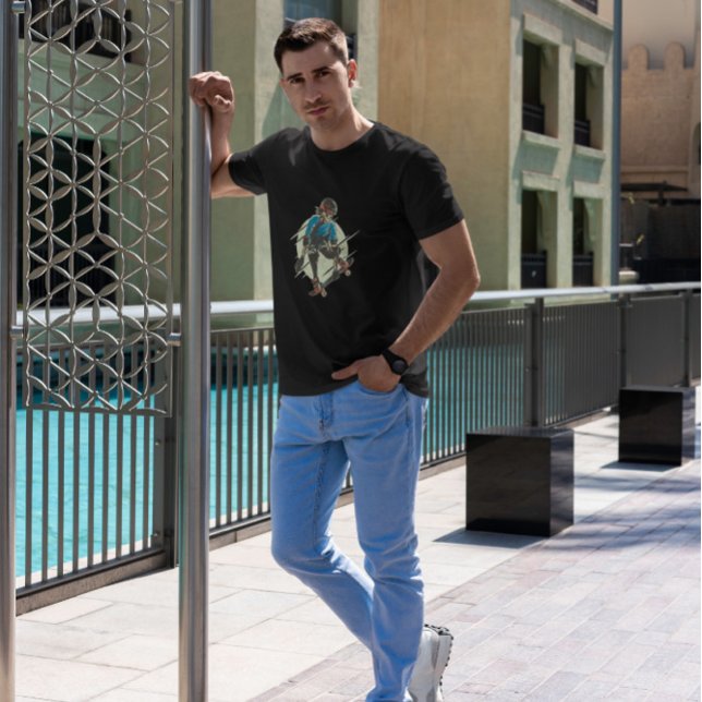 Camiseta Carácter Skeleton Skater (Subido por el creador)