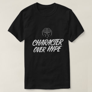 Camiseta Carácter Sobre Hype - Ropa Callejera Islámica para
