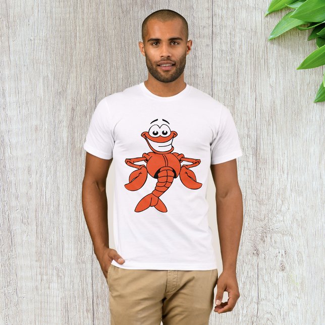 Camiseta Carácter sonriente de langosta Personalizado (Subido por el creador)