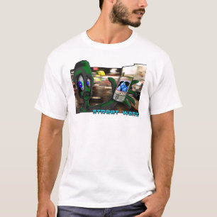 Camiseta carácter subterráneo de la pintada del hip-hop d