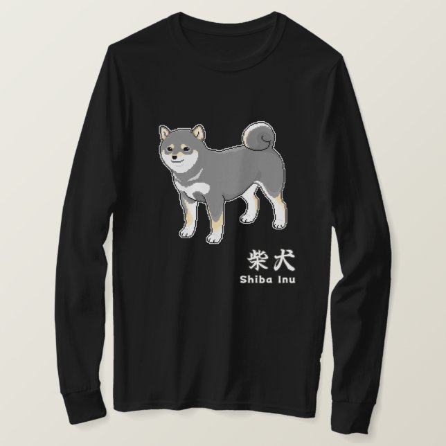 Camiseta Caracteres chiítas negros indios y kanji para "chi (Anverso del diseño)