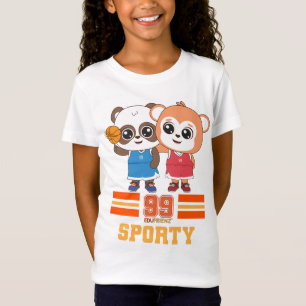 Camiseta Caracteres de Bright and Fun Animal Frienz