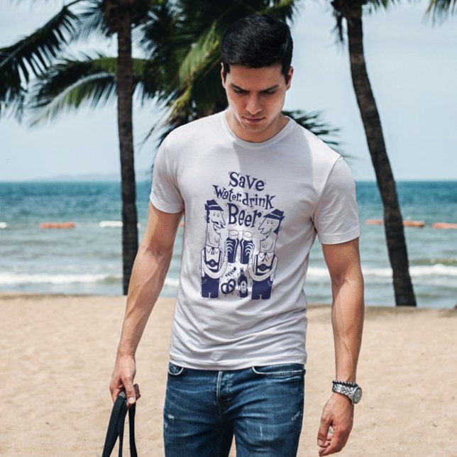 Camiseta Caracteres de cerveza de bebida (Subido por el creador)