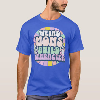 Camiseta Caracteres de construcción de mamás raras