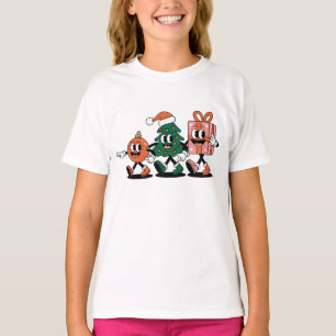 Camiseta Caracteres de dibujos animados de navidades niños 