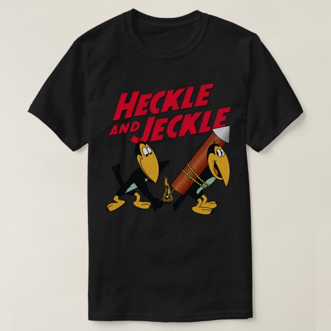 Camiseta Caracteres de la imagen del Personalizado Heckle y (Diseño del anverso)