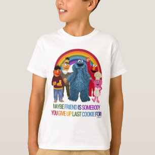 Camiseta Caracteres de Plaza Sésamo   Cita de amigos