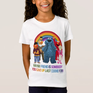Camiseta Caracteres de Plaza Sésamo   Cita de amigos