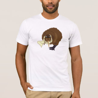 Camiseta caracteres del libro del símil del kiwi