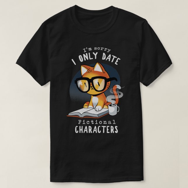 Camiseta Caracteres ficticios Cita divertida de Gato de Boo (Diseño del anverso)