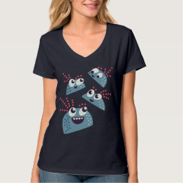 Camiseta Caracteres lindos de los amigos del caramelo del
