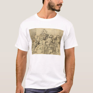 Camiseta Caracteres literarios montados alrededor del