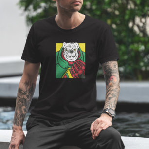 Camiseta Característica de historietas de perros enojados