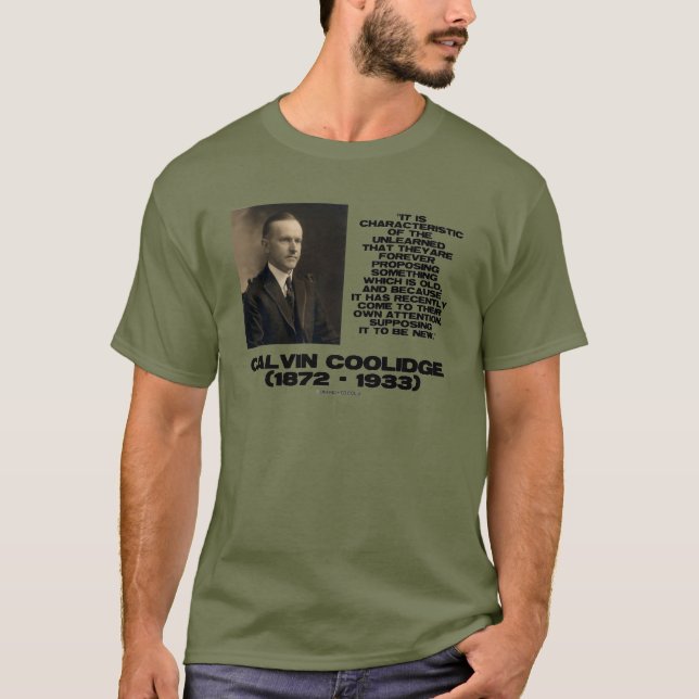 Camiseta Característica del viejo nuevo Coolidge olvidado (Anverso)