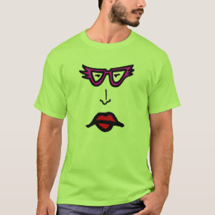 Camiseta Características sin rostro