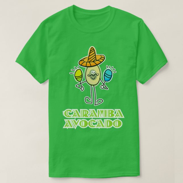 Camiseta Caramba Aguacate Funny Aguacate Regalo Vegan Gift  (Diseño del anverso)