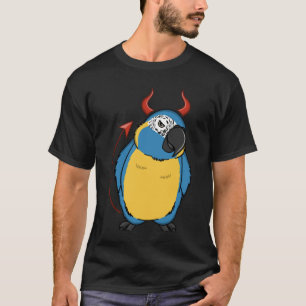 Camiseta Caramba Diablo Costume loro I azulado Macaw
