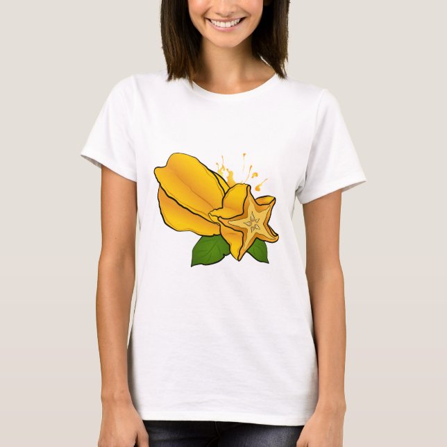 Camiseta Carambole, Starfruit, Star Fruit (Anverso)