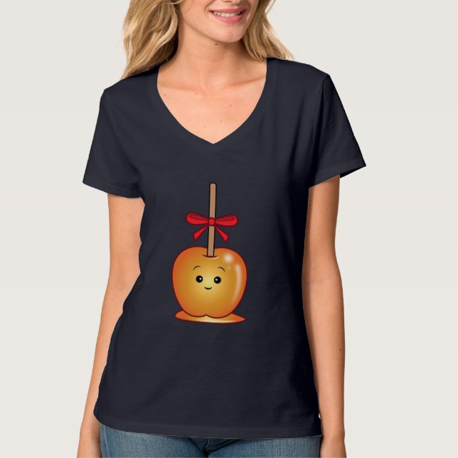 Camiseta Caramelo Apple lindo (Anverso)