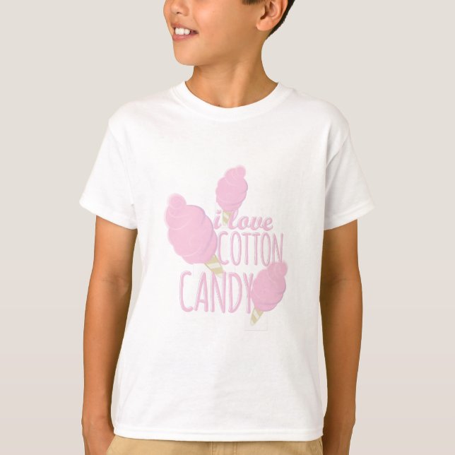 Camiseta Caramelo de algodón del amor (Anverso)