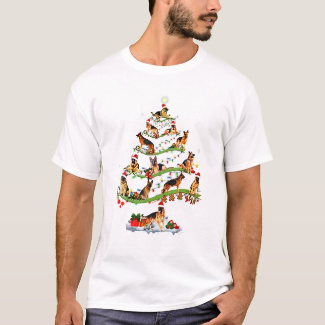 Camiseta Caramelo de Navidad Shepherd Tree (Anverso)