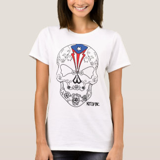 Camiseta Caramelo puertorriqueño del cráneo