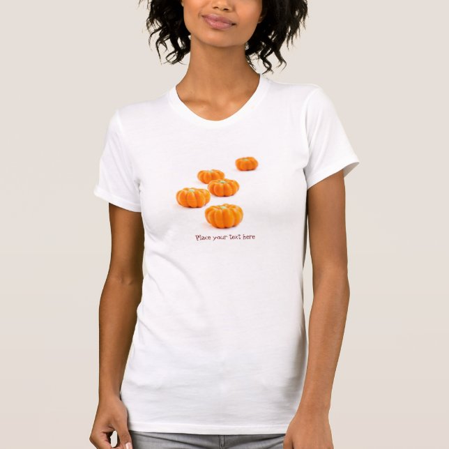 Camiseta Caramelos de calabaza de Halloween (Anverso)